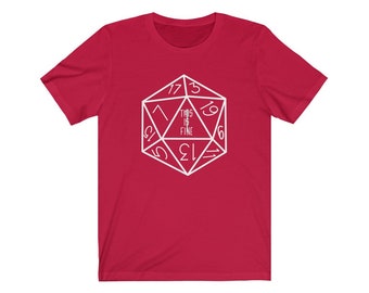 DND Unlucky Roll Unisex Tee | This Is Fine Roll Shirt | Dungeons and Dragons Tee | Custom Shirt