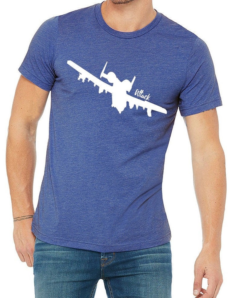 A-10 Shirt Warthog Shirt Custom A-10 Shirt A-10 Attack on Front