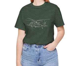 T-shirt unisexe à manches courtes en jersey Sketch HH-60W
