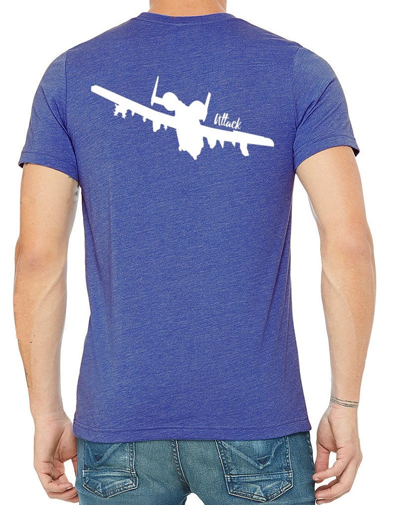 A-10 Shirt Warthog Shirt Custom A-10 Shirt A-10 Attack on Back