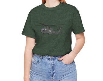 T-shirt unisexe à manches courtes en jersey HH-60W Sketch multicolore