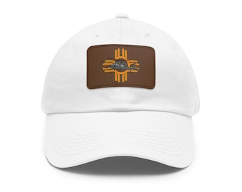 Chapeau Zia HH-60W avec écusson en cuir (rectangle)