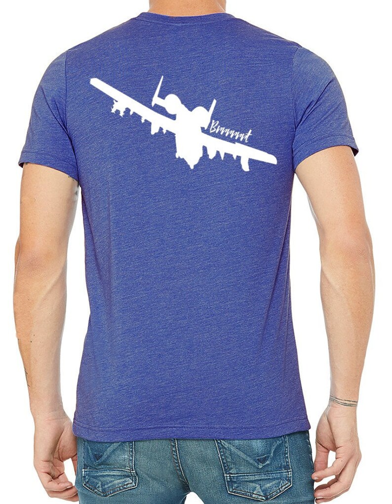 A-10 Shirt Warthog Shirt Custom A-10 Shirt A-10 Brrt on Back