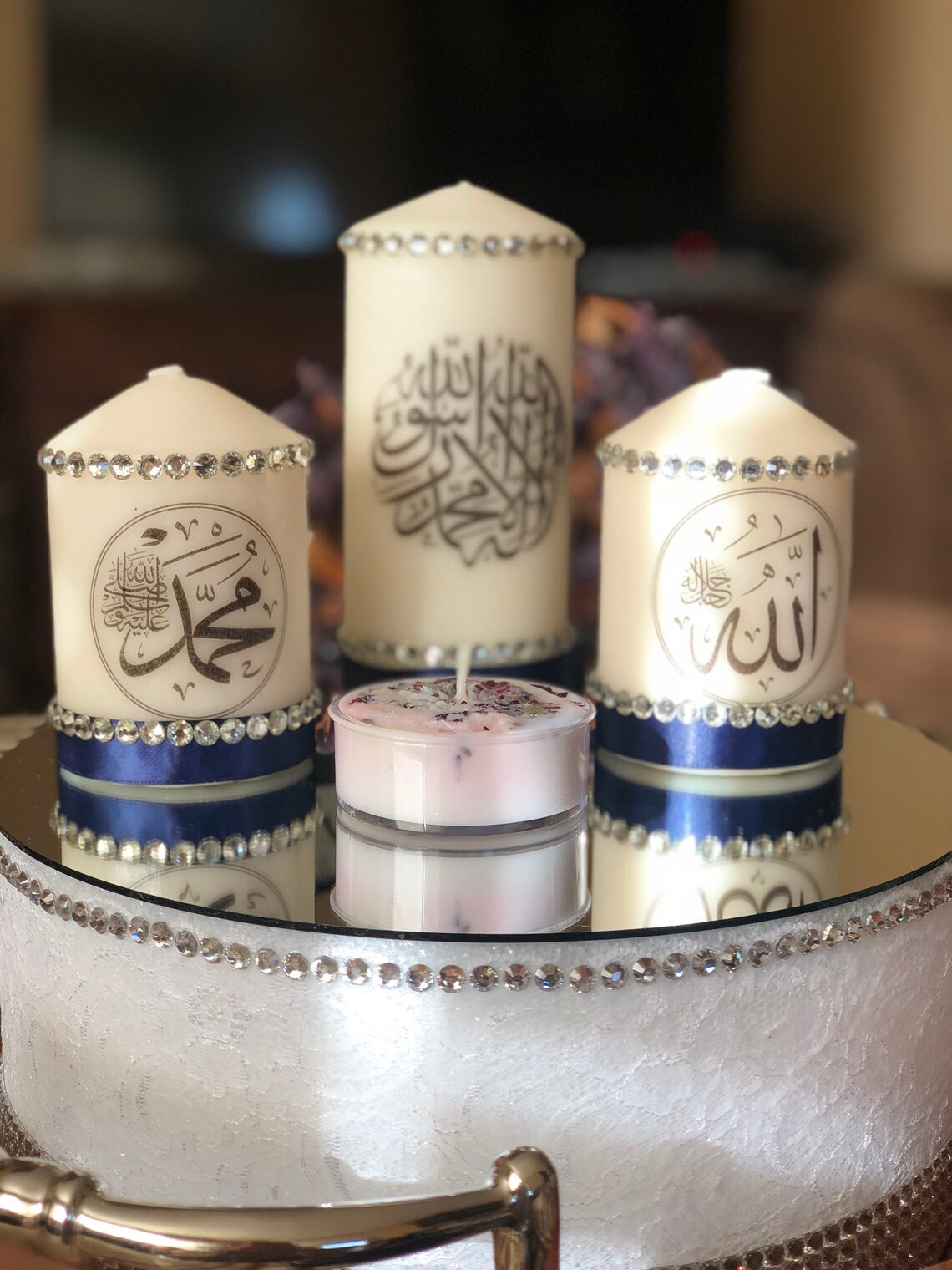 Islamic candles set customized candles Candles set Etsy