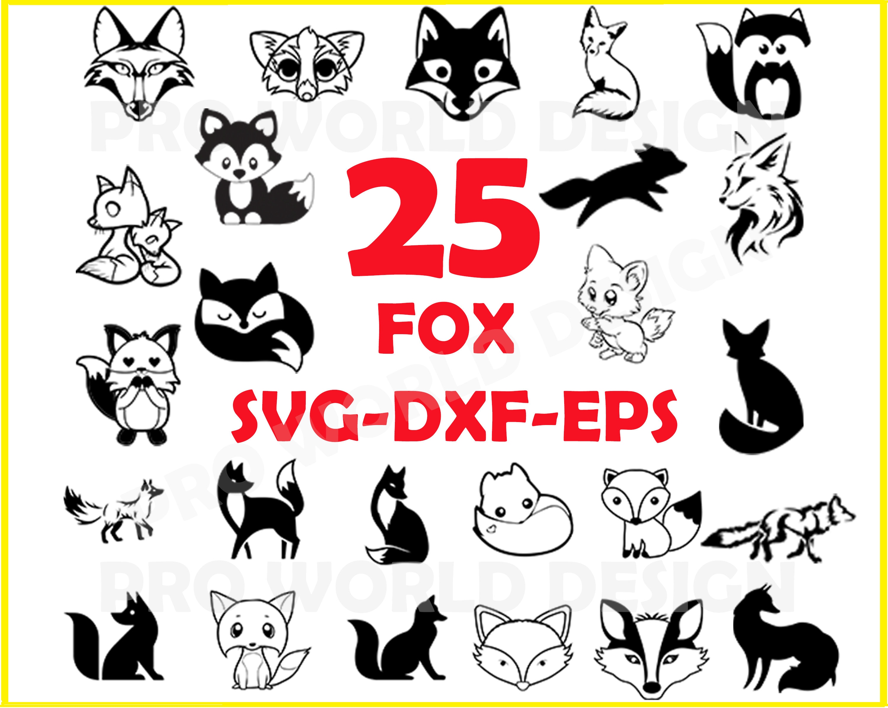 Download FOX SVG wildlife cute fox svg fox head svg baby fox svg | Etsy