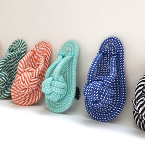 Slippers Dog  Rope Toy, handmade dog toys, fun toys for dogs, Tug War Toys, Gift for Dogs, earth favorite pet&#39;s toy.