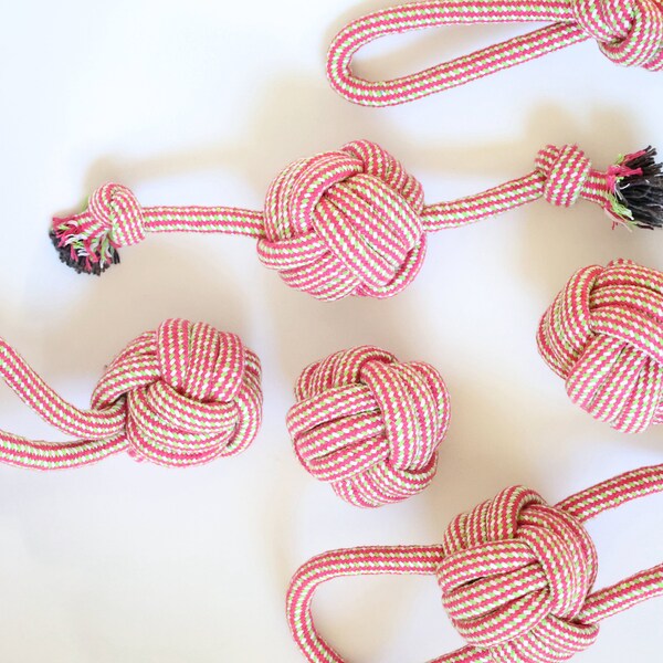 Handmade Jumbo Rope Ball, Sustainable Dog Rope Toys, Unique