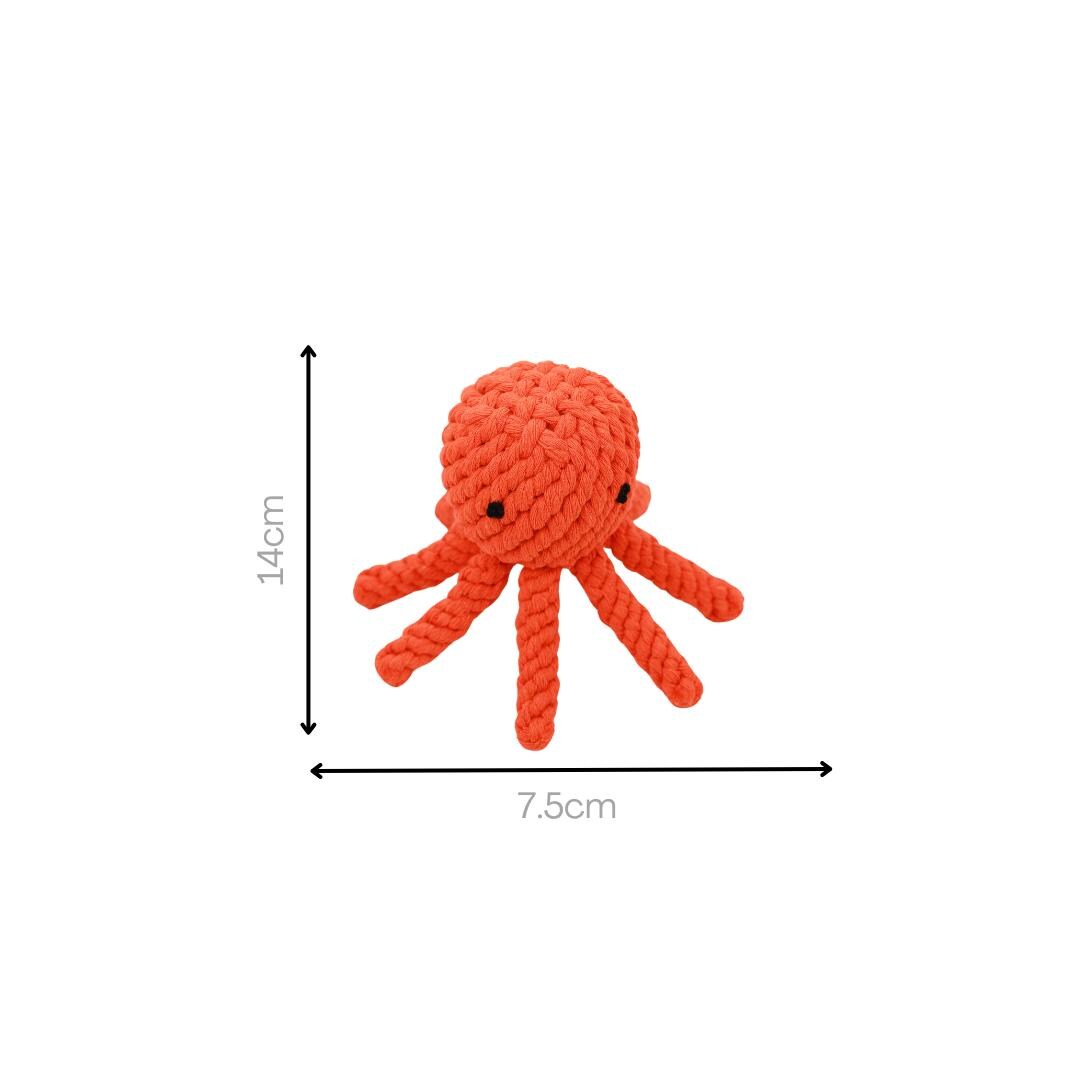 Handmade Sustainable Octopus Rope Toys, Dog Chew Toys, Gifts for Pets ...