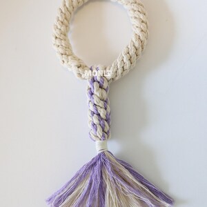 Handmade Macrame Puppy Rope Toys, Small dog Toys , Tug Toys for Puppy, Dog Chew Toys ,String toys, Rope Toys, Puppy Toys