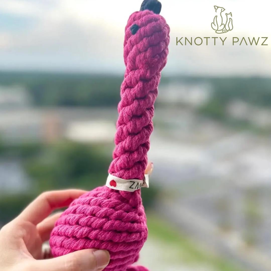 Flamingo Rope Dog Toy Toys for Small and Meddle Dogseco-friendly Toys ...