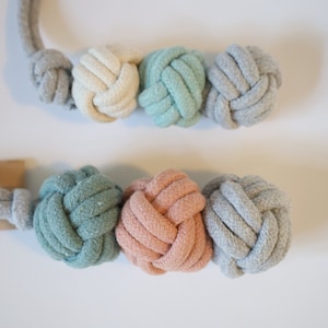 Ice Cream Dog Rope Ball Toys, Handmade dog toys, Tug war toys for small dogs, Gift for puppies, Earth favorite pet&#39;s toy.