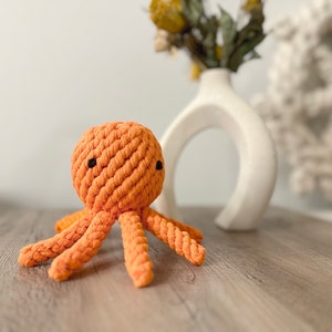 Handmade Sustainable Octopus Rope Toys, Dog Chew Toys, Gifts for Pets image 10