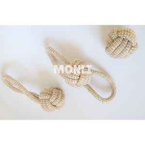 Hemp Rope Dog Toys: Eco-Friendly Cotton Jute Blend, Tug War