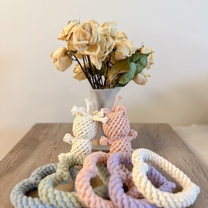 Hearts Dog  Rope Toy, Bear Collection Dog Toy, handmade dog toys, fun toys for dogs, Gift for Dogs, Gift for puppy earth&#39;s favorite pet toy.