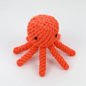 Handmade Sustainable Octopus Rope Toys, Dog Chew Toys, Gifts for Pets image 7