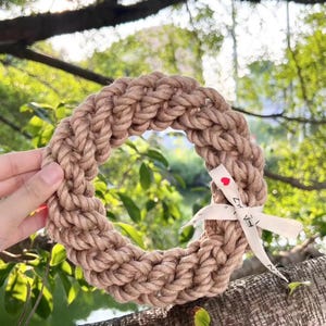 Monli Hemp Ring | Dog Toy | Eco Hemp Rope Dog Toy