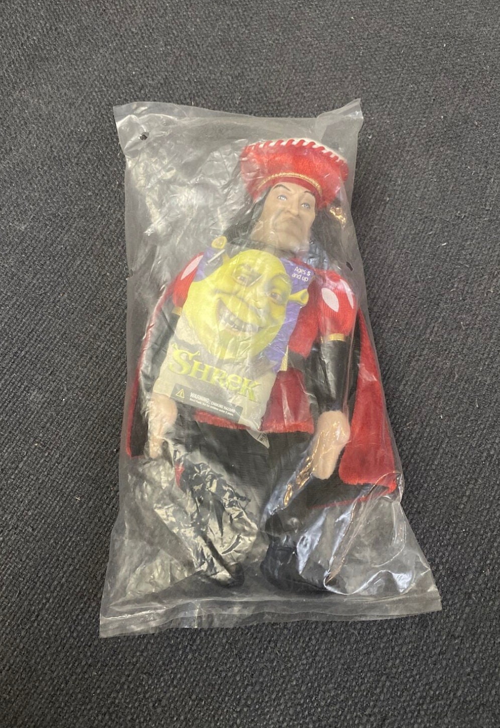 Brand New Dreamworks McFarlane Toys Shrek Lord Farquaad Plush Doll