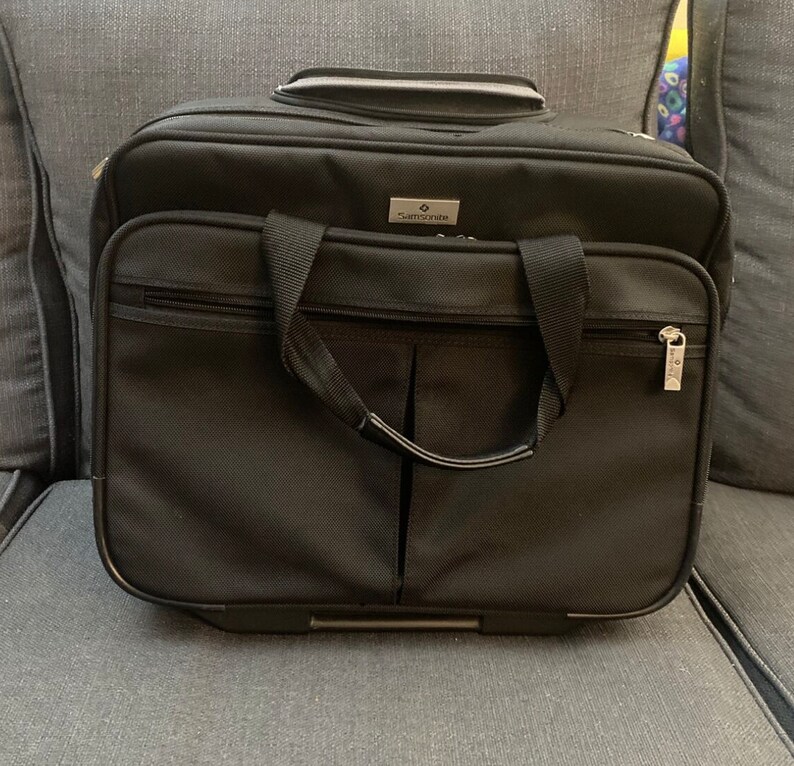Samsonite Rolling Briefcase Laptop Carryon Bag EUC Etsy