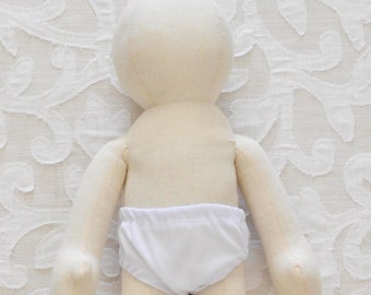 Muslin Doll SELECT AN OPTION Ready to Personalize Dress Paint 18 Inch Bendable Hat Glasses