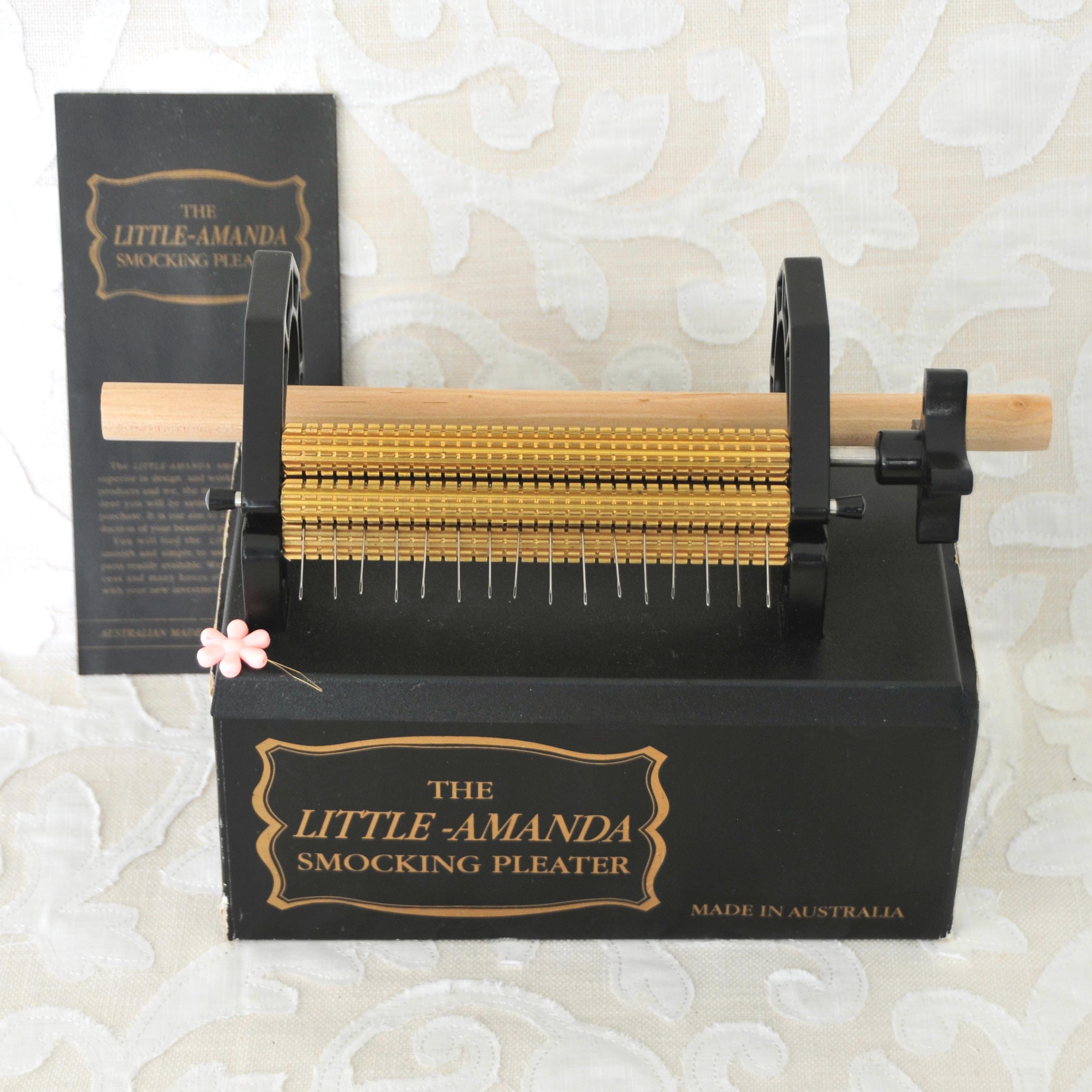 Amanda Jane Smocking Pleater 24 Row Brass Roller / Pleating