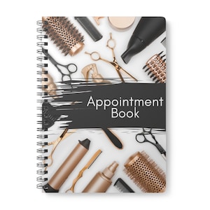 Limited Stock Appointment Book - Hairdresser Appointment Book - Undated A5