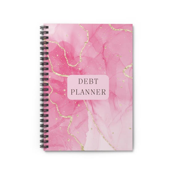 Marble Debt Planner, A5 Budget Tracker