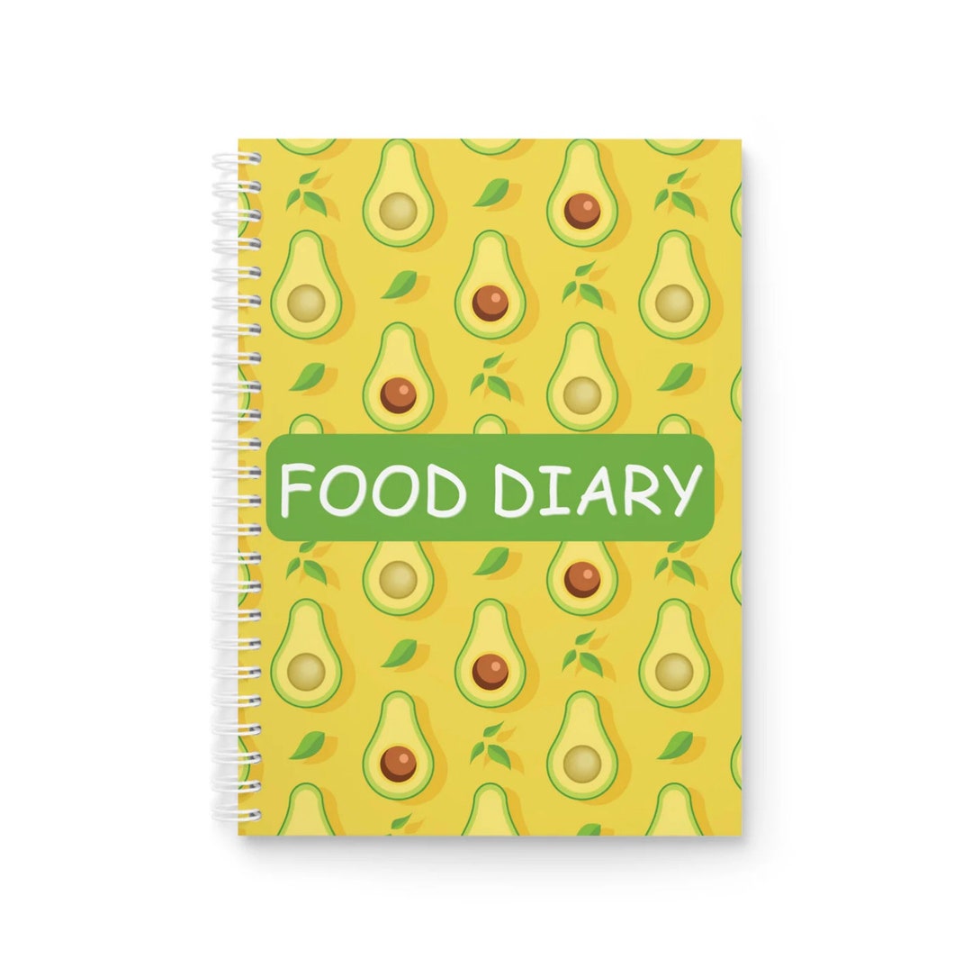 daily-food-tracker-daily-food-journal-diary-etsy