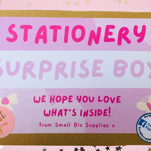 Stationery Lover Surprise Box - Stationery Gift - Stationery Gift Box