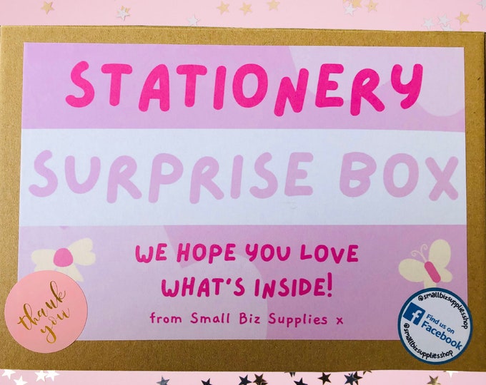 Stationery Lover Surprise Box - Stationery Gift - Stationery Gift Box