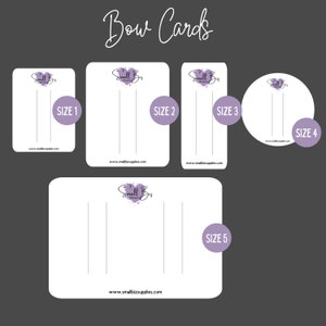25x Cartões de Laço Personalizados - Cartões de Laço - Cartões de Laço com Logotipo