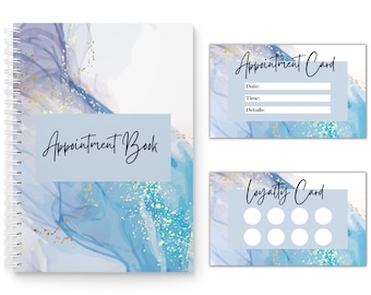 Marble Appointment Book And Card Bundle