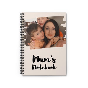 Personalised photo notebook - custom notebook - personalised gift