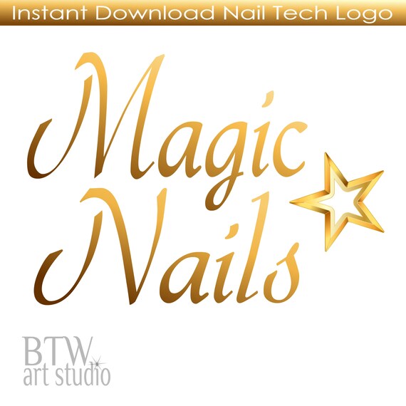 Nail Technician Logo Download Nail Artist Business Artwork Etsy