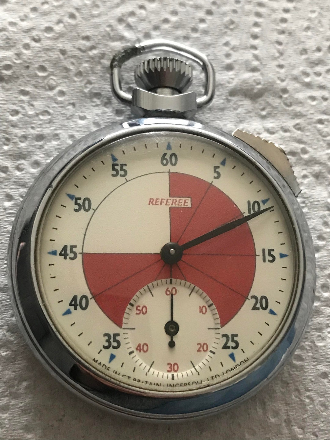 Vintage Referee Stop Watch Smiths Ingersoll Hand Wind Etsy