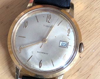 Vintage TIMEX heren handopwindbaar polshorloge