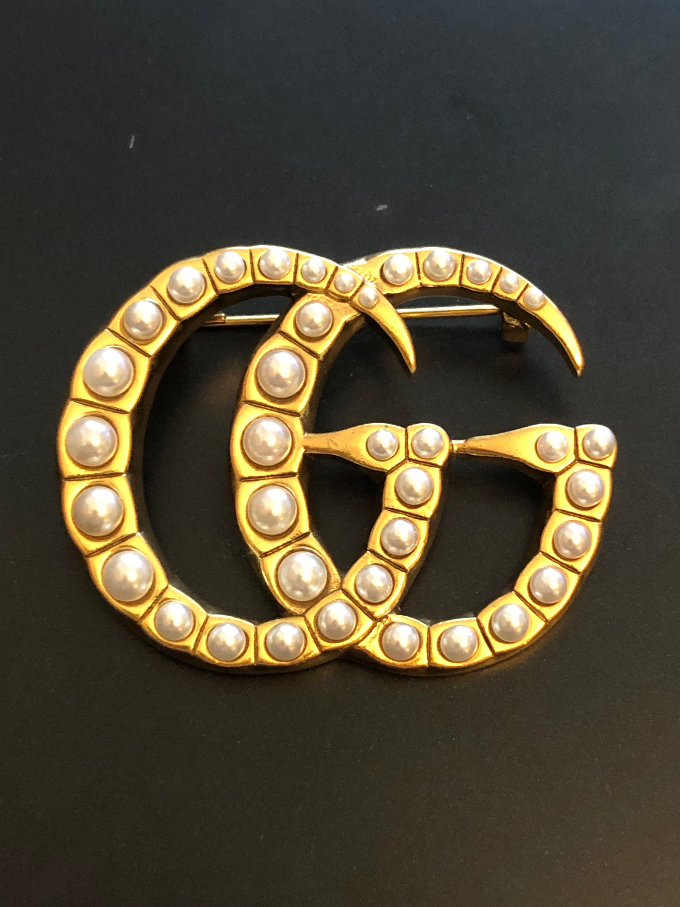 GG Pin Brooch Multi Color in Circle — Lynela's Fashion