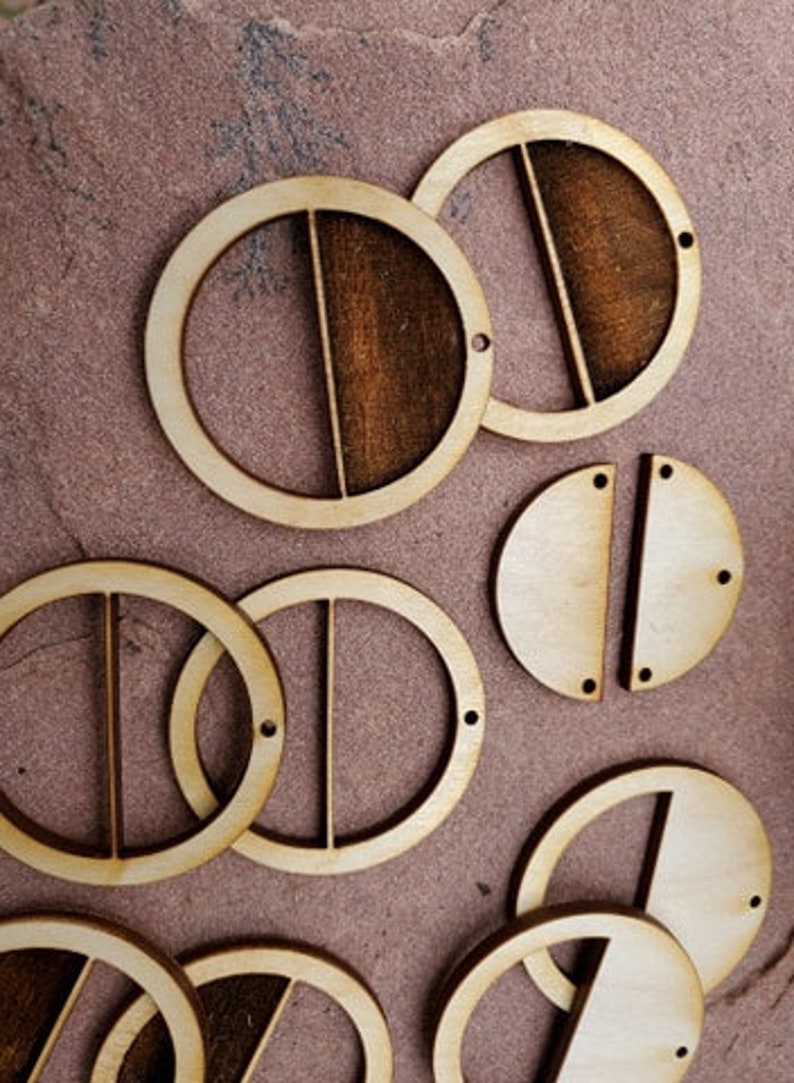 Digital File Download for Laser Cut Wood Circles Bundle Inlay Etsy