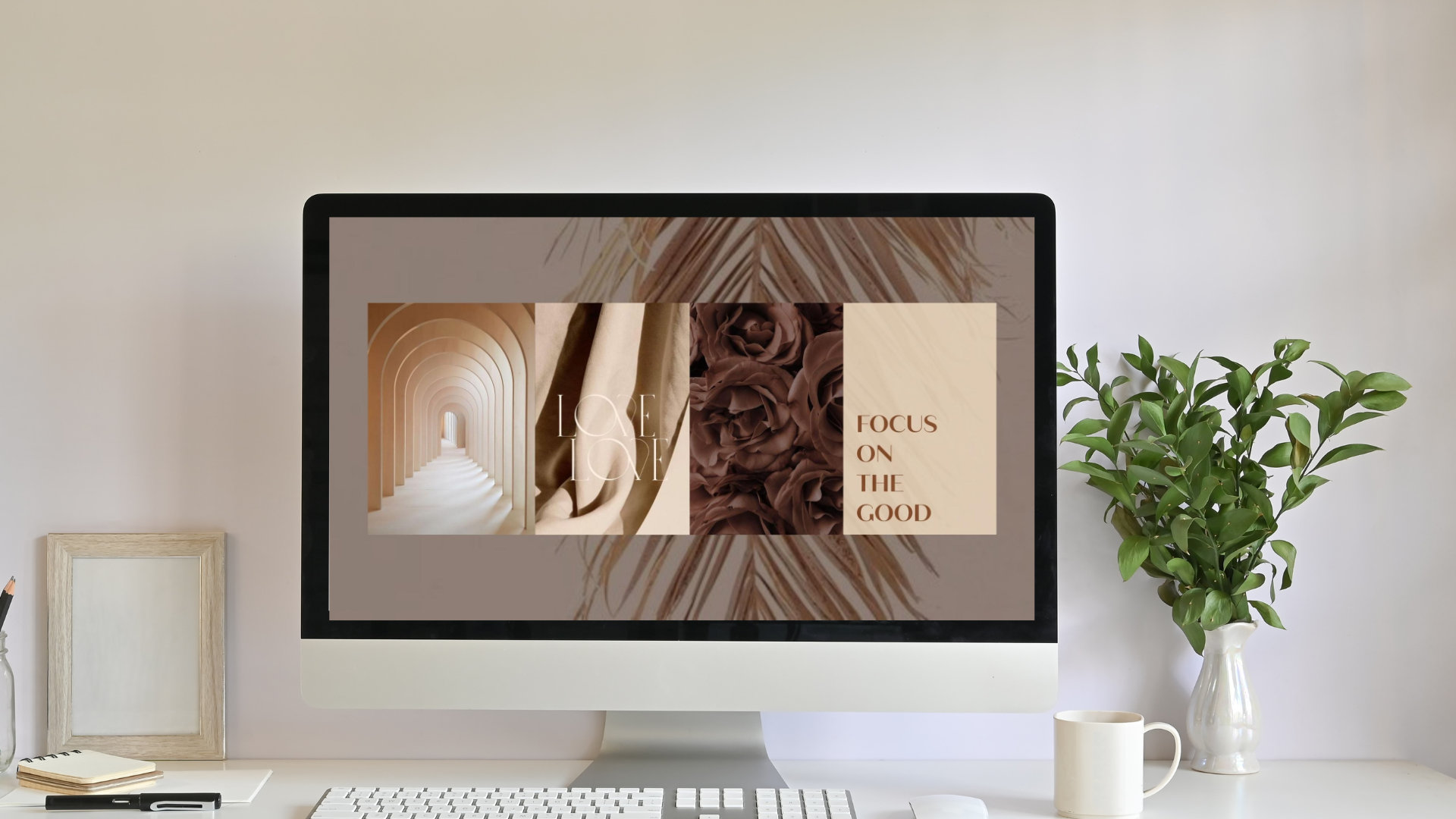 Love Focus Desktop Wallpaper l Instant Download