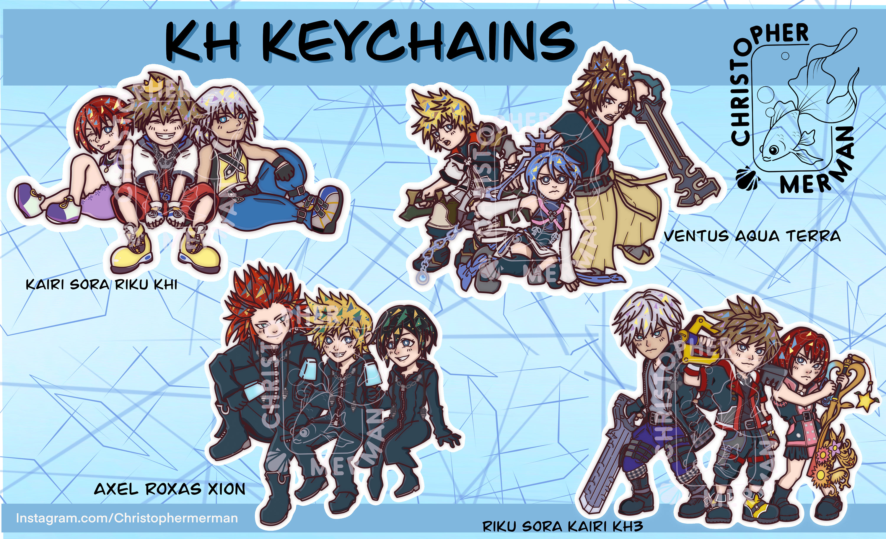 Ventus, Aqua and Terra - Kingdom Hearts Birth by Sleep Sticker for Sale by  fantasylife