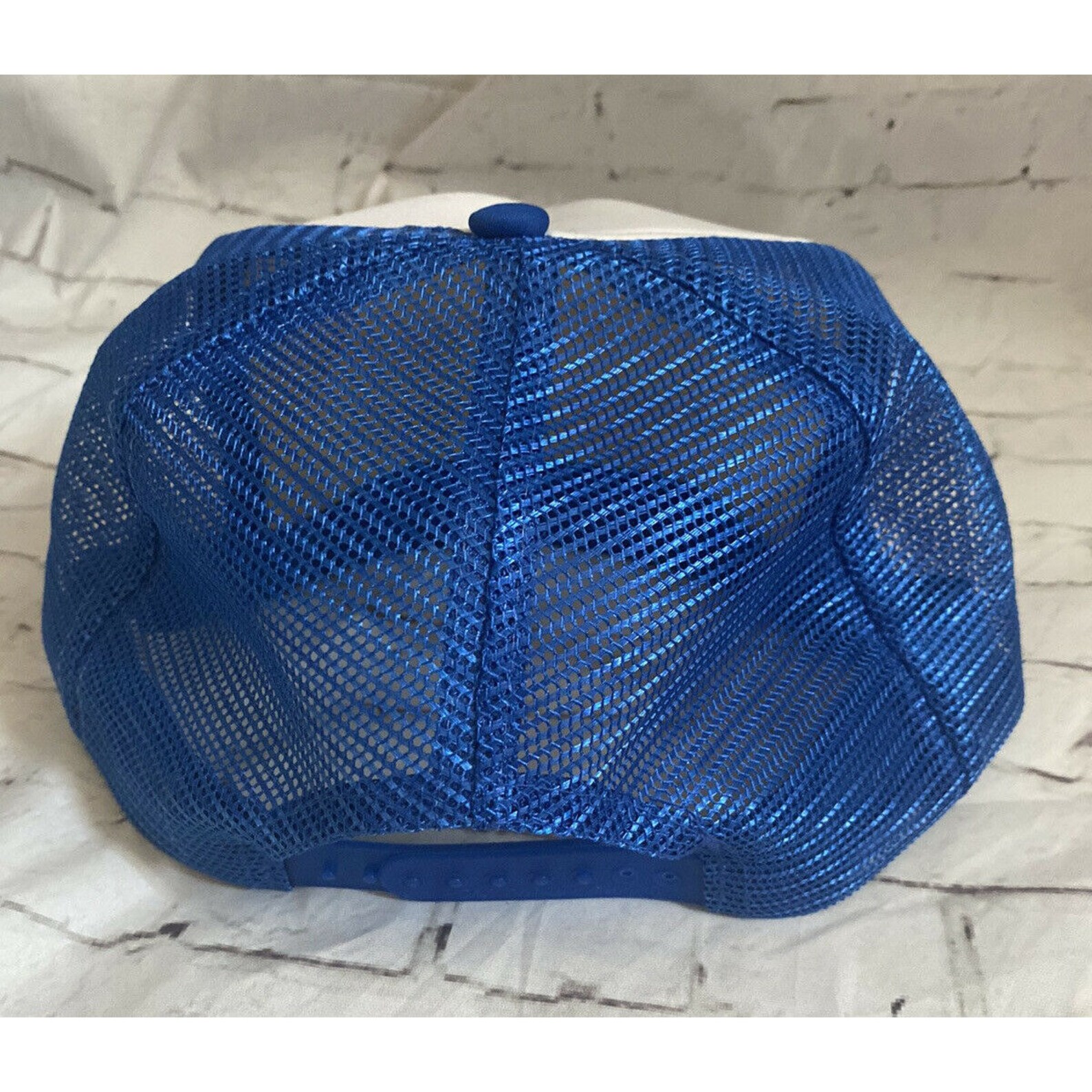 Vintage EXXON MOBIL Oil Snap Back Hat Cap Mesh Back Blue Spice Etsy