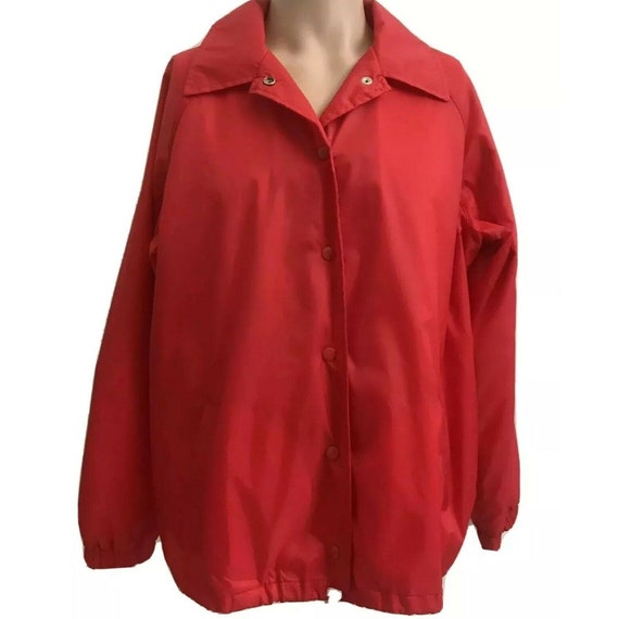 Vintage Current Seen Mens Large Red Windbreaker J… - image 1