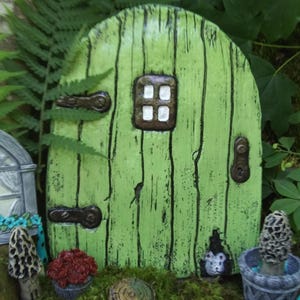 Fairy Door, Fairy Garden Gnome Door, Large Fairy Door, Fairy door decor, Fairy Garden Door, Concrete Fairy Door, Fairy Garden Door, 9.5&quot;