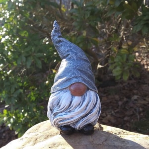 Gnome Statue, Garden Gnome Statue, Swedish Gnome, Traditional Gnome, Scandinavian Gnome, Mini Gnome, Concrete Gnome