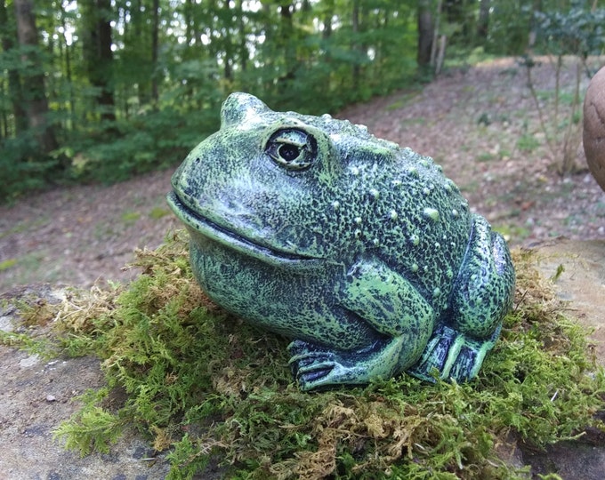 Large Toad Statue Large Concrete Toad - Etsy
