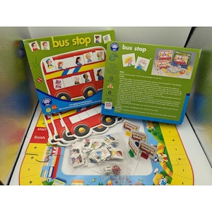 Vintage Bus Stop Educational Board Game Math Orchard Toys  Age 4-8 COMPLETE 1996