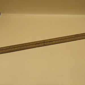 Vintage Triangular Engineer Scale Ruler Dietzgen No. 1640 Excello 3-Sided Wear