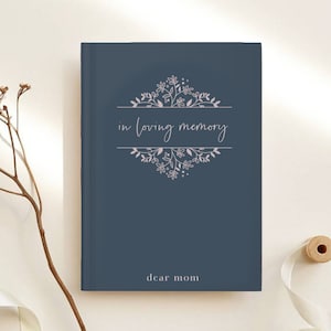 In rememberance journal letters to heaven journal letters to mom grief journal Mother Memorial Gift Mom Sympathy Gift In loving memory gift