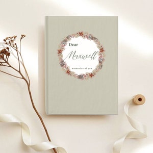 Cartas a mi hija Cuaderno de tapa dura, Diario de hija querida, Diario de nombre de regalo personalizado, Diario personalizado, regalo de bebé nuevo