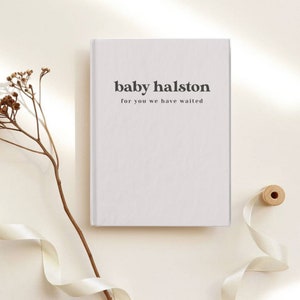 Querido bebé, cuaderno de tapa dura, diario de querida hija, regalo del día de la madre, futura mamá, diario de viaje de FIV, nuestro cuaderno de viaje hacia ti