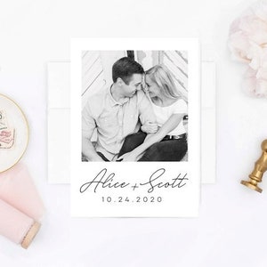Custom Names Speichern Sie das Datum Stempel, benutzerdefinierte personalisierte Marke, Speichern Sie die Datumskarte, DIY speichern Sie das Datum, speichern Sie das Datum Polaroid Einladung